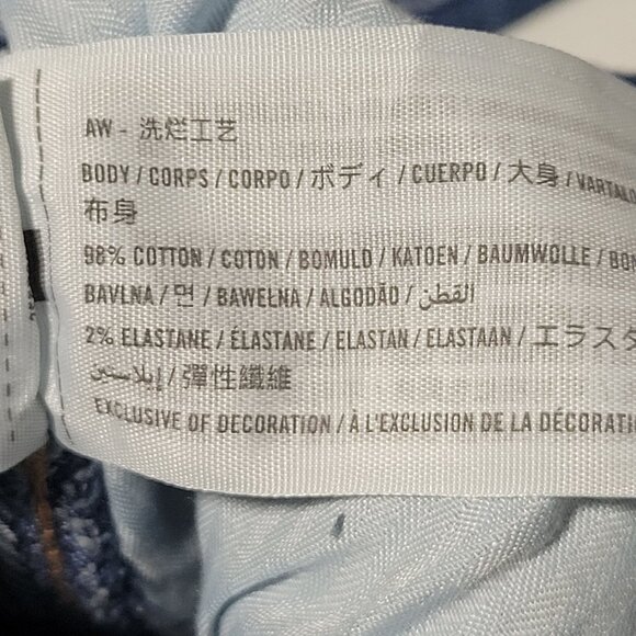 Hollister High Rise Curvy Mom Jeans Womens Size 1 Ripped Medium Wash Denim Pants - Picture 6 of 6